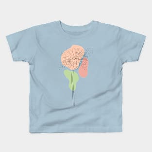 Gerbera in boho style Kids T-Shirt